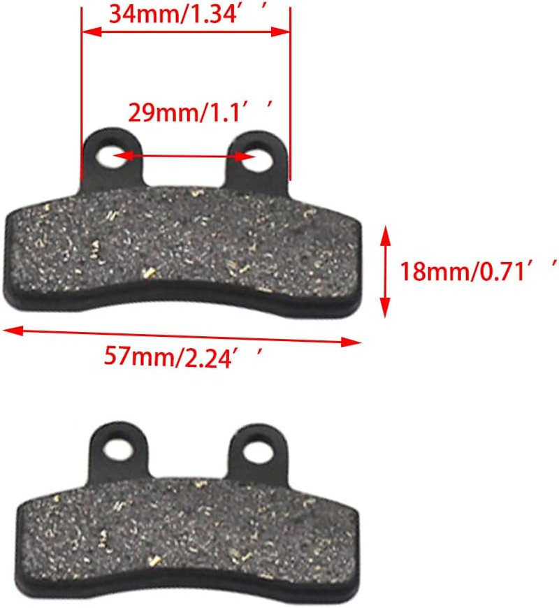 Front Hydraulic Brake Disc Master Caliper System + 190Mm/7.48″ Disk Rotor + Brak