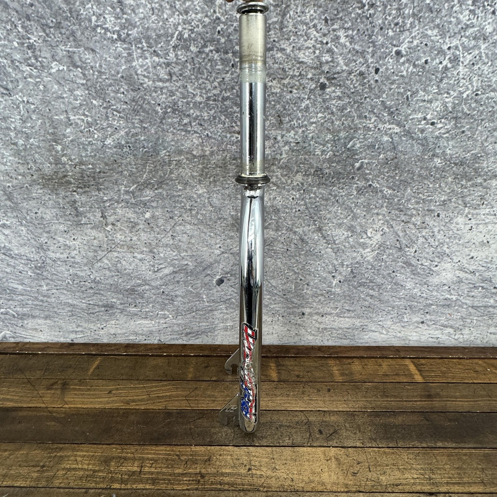 Vintage Robinson BMX Fork 20in 1 1/8 Threadless Chrome Steel Old School BMX 90s