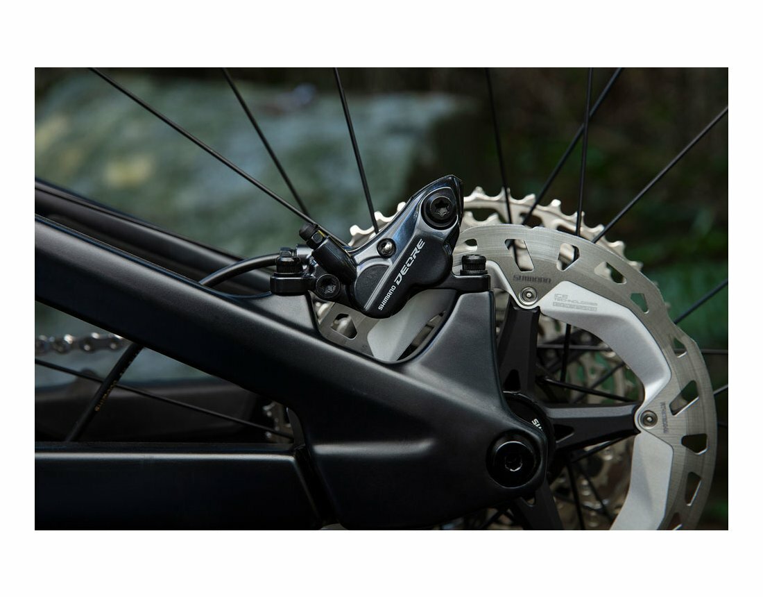Shimano DEORE 12-Speed BR-M6120+BL-M6100 4-Piston MTB Hydraulic Disc Brake Set