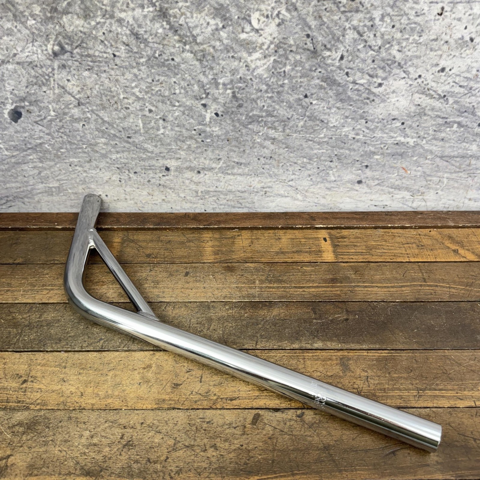 BMX Bicycle Layback Seatpost 22.2mm NOS Chrome Laid Back Steel Old School BMX