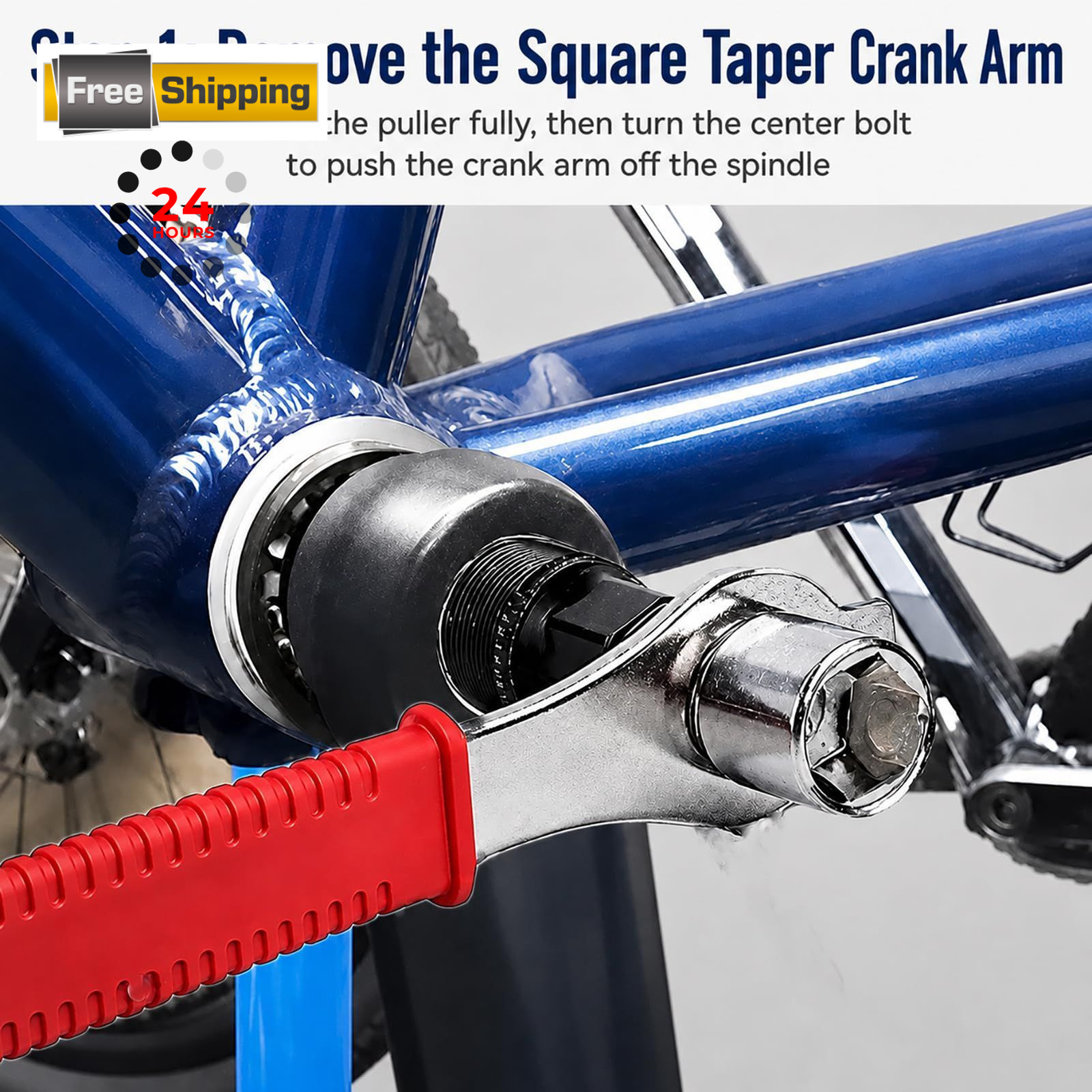 Bike Crank Puller Tool, Bicycle with Bottom Bracket General, sliver
