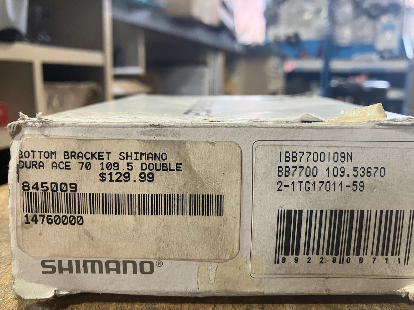 Bottom Bracket Shimano Dura-Ace 70 109.5 Double BB700