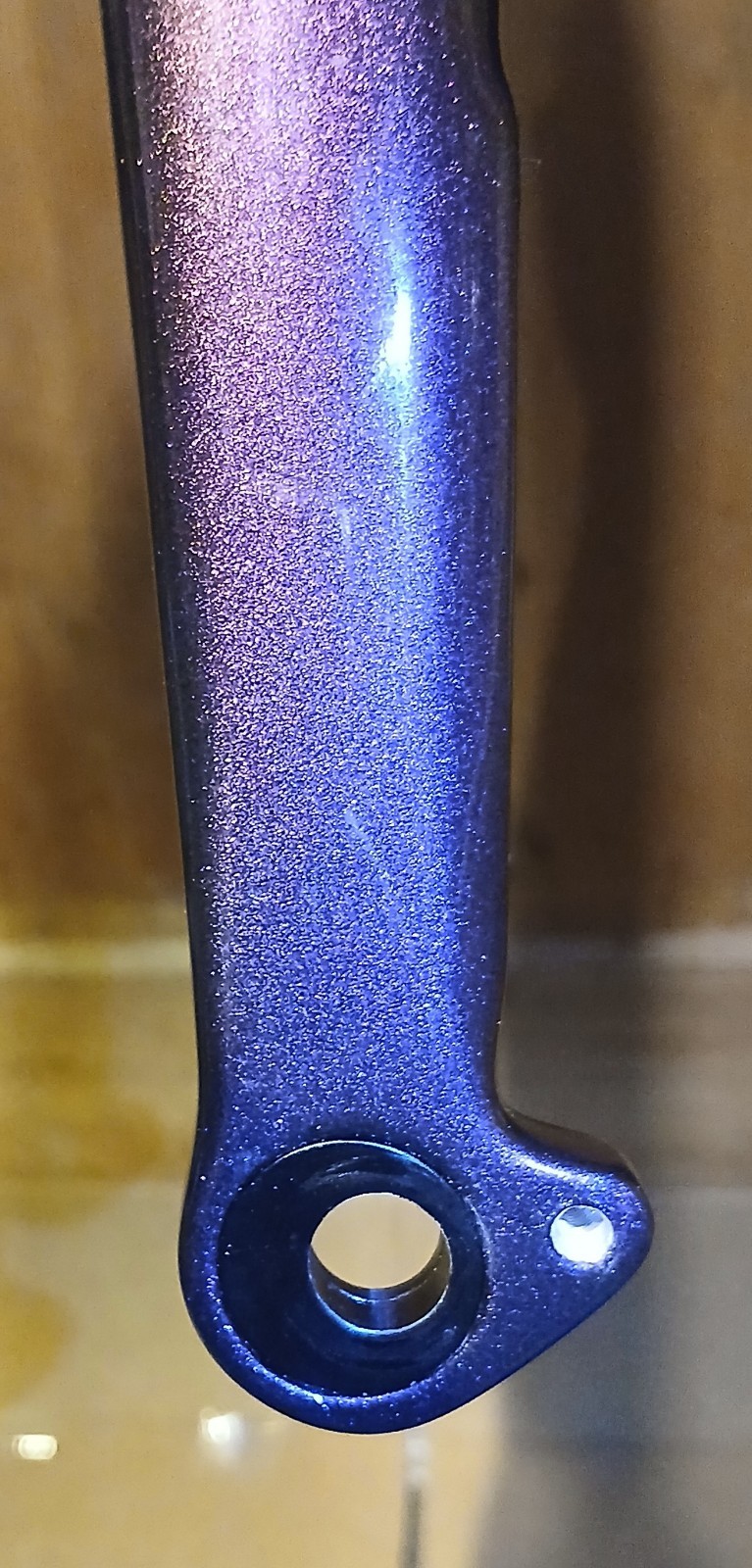 New Purple Carbon Gravel Disc Fork w/ Adjustable Rake. 50mm Or 55mm Flip Chip.