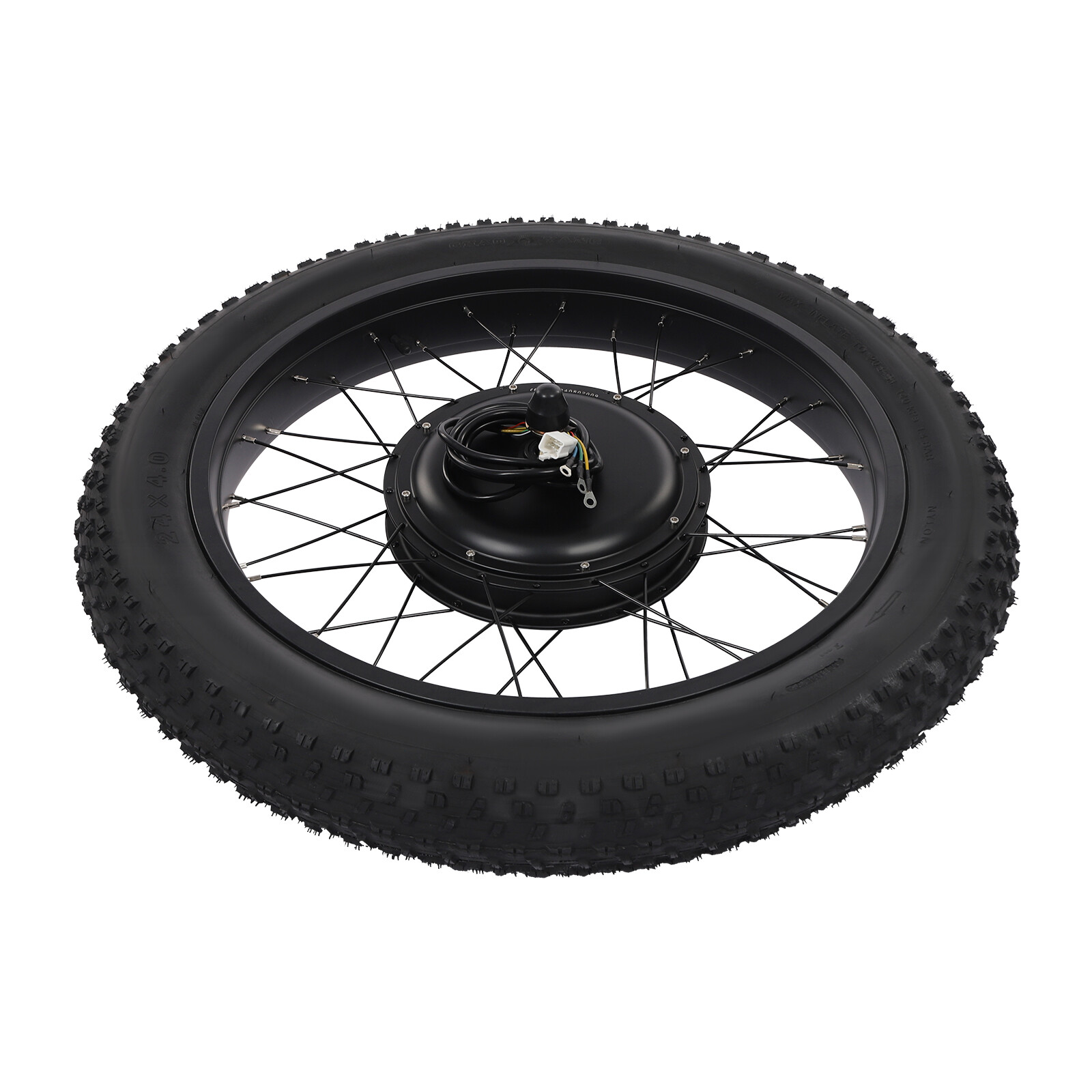 24″ Brushless Gearless Electric Bike E-Bike Front Wheel Conversion Kit 48V 1500W