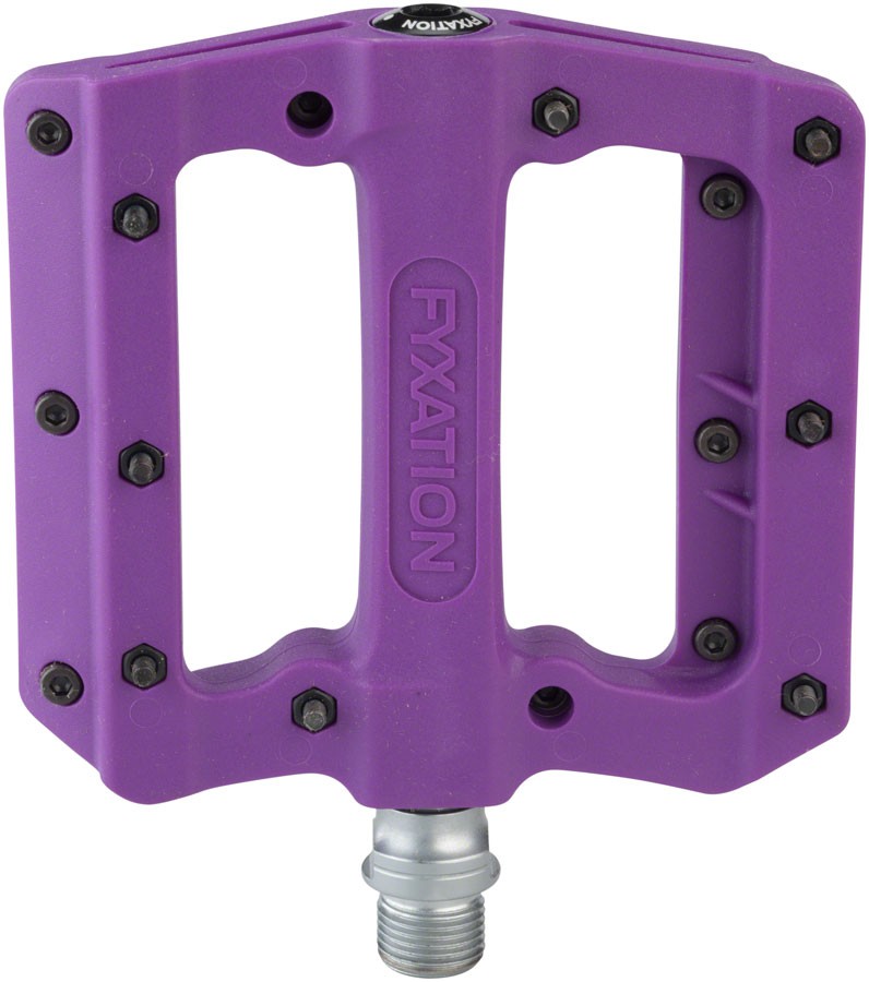 Fyxation Mesa MP Pedals – Platform, Composite/Plastic, 9/16″, Purple