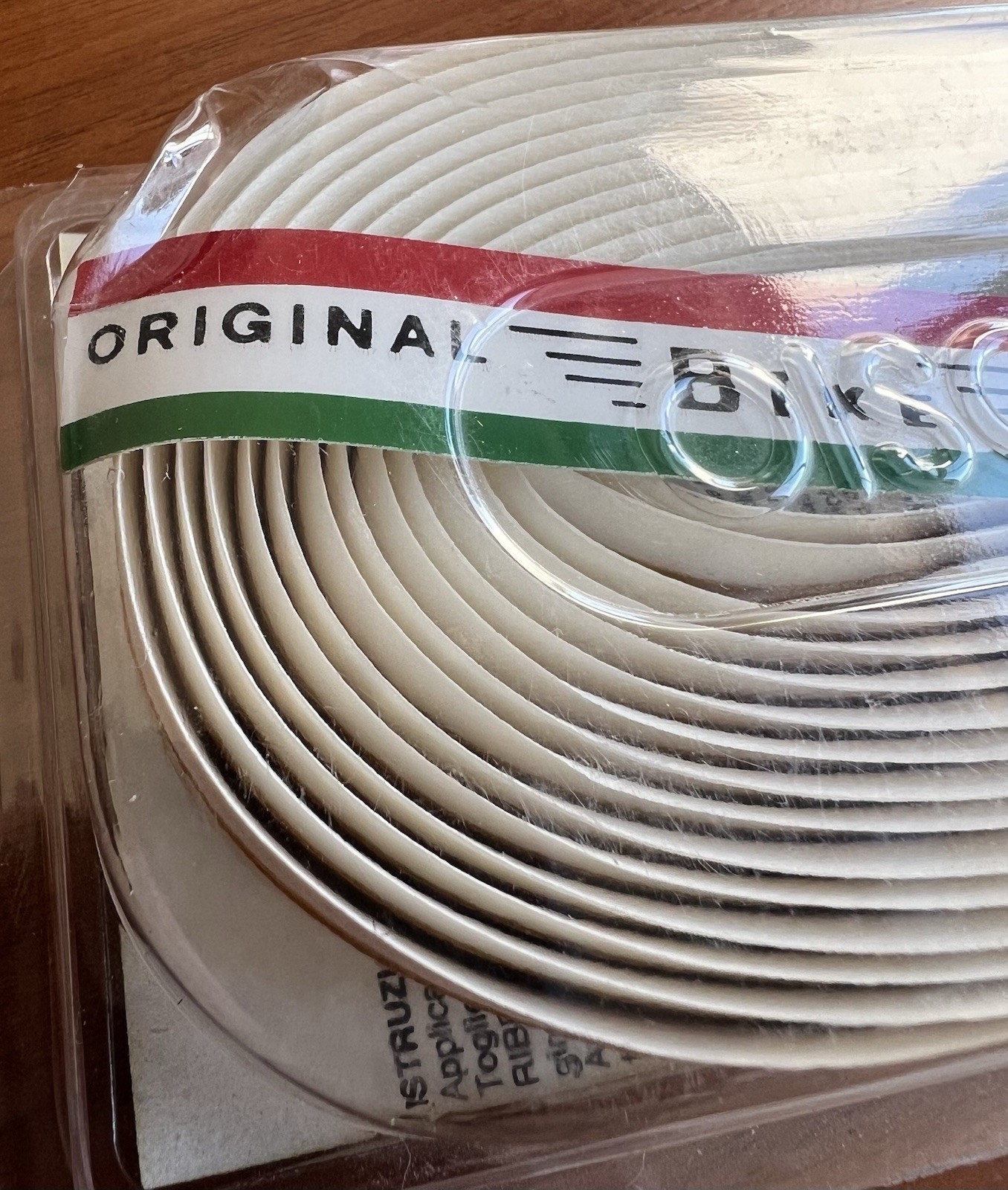 NEW/NOS Vintage Ambrosio Bike Ribbon Handlebar Tape – White
