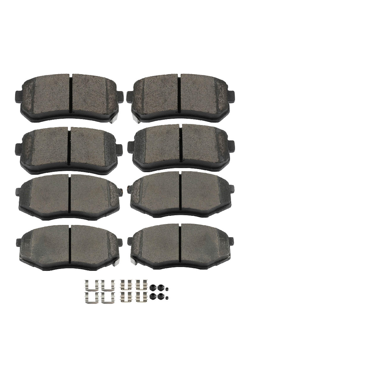 Scitoo D1398 D1447 Ceramic Brake Pads Sets W/Hardware Replacement For Hyundai