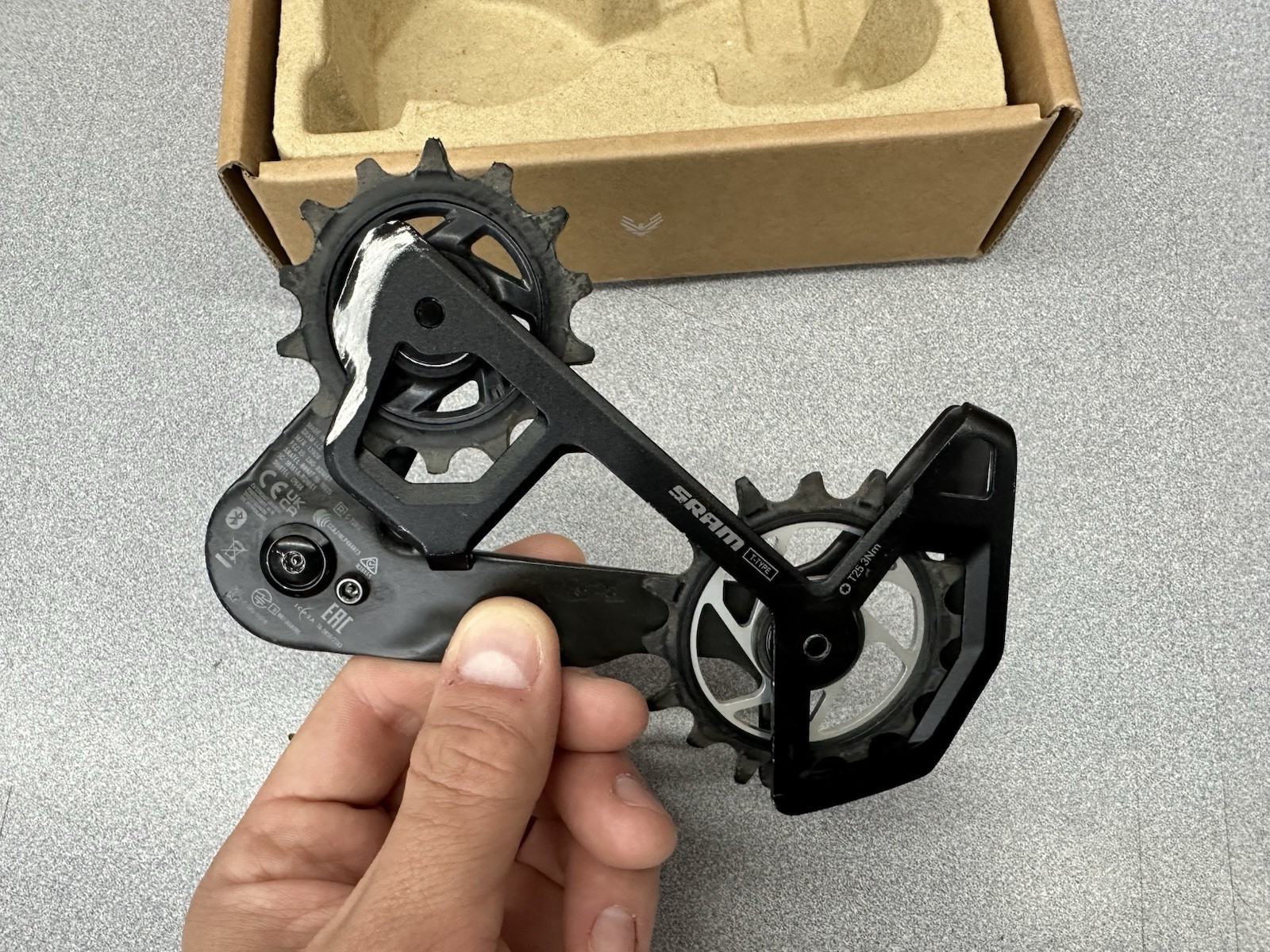 SRAM XX SL Eagle T-Type AXS Carbon Rear Derailleur Cage Assembly