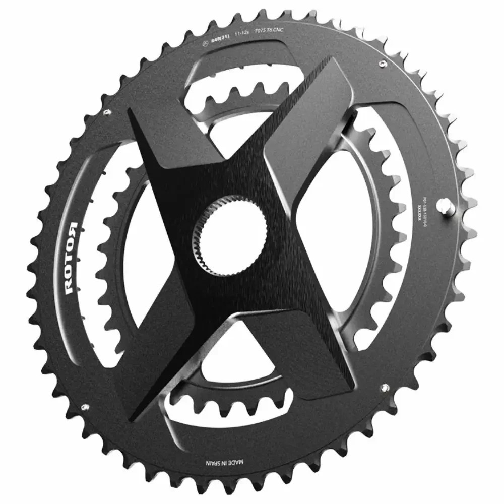 ROTOR Direct Mount Road Chainring. Round Universal Tooth