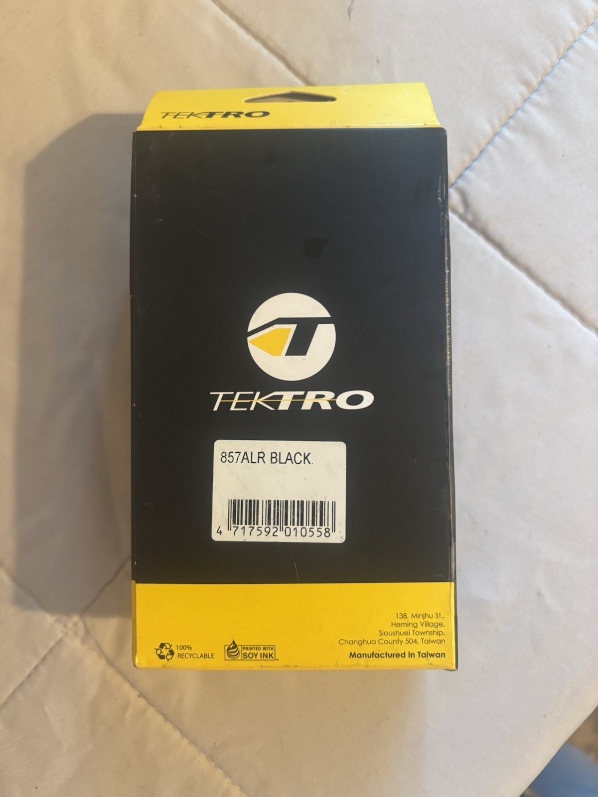 Tektro 857 AL Linear Pull V-Brake Black for MTB Hybrid Bike fits Shimano Deore
