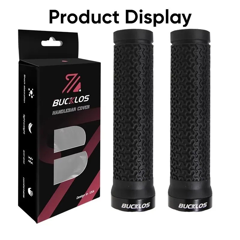 MTB Bicycle Handlebar Grips Rubber Anti-Slip Lock-On BMX Mountain Bike Covers