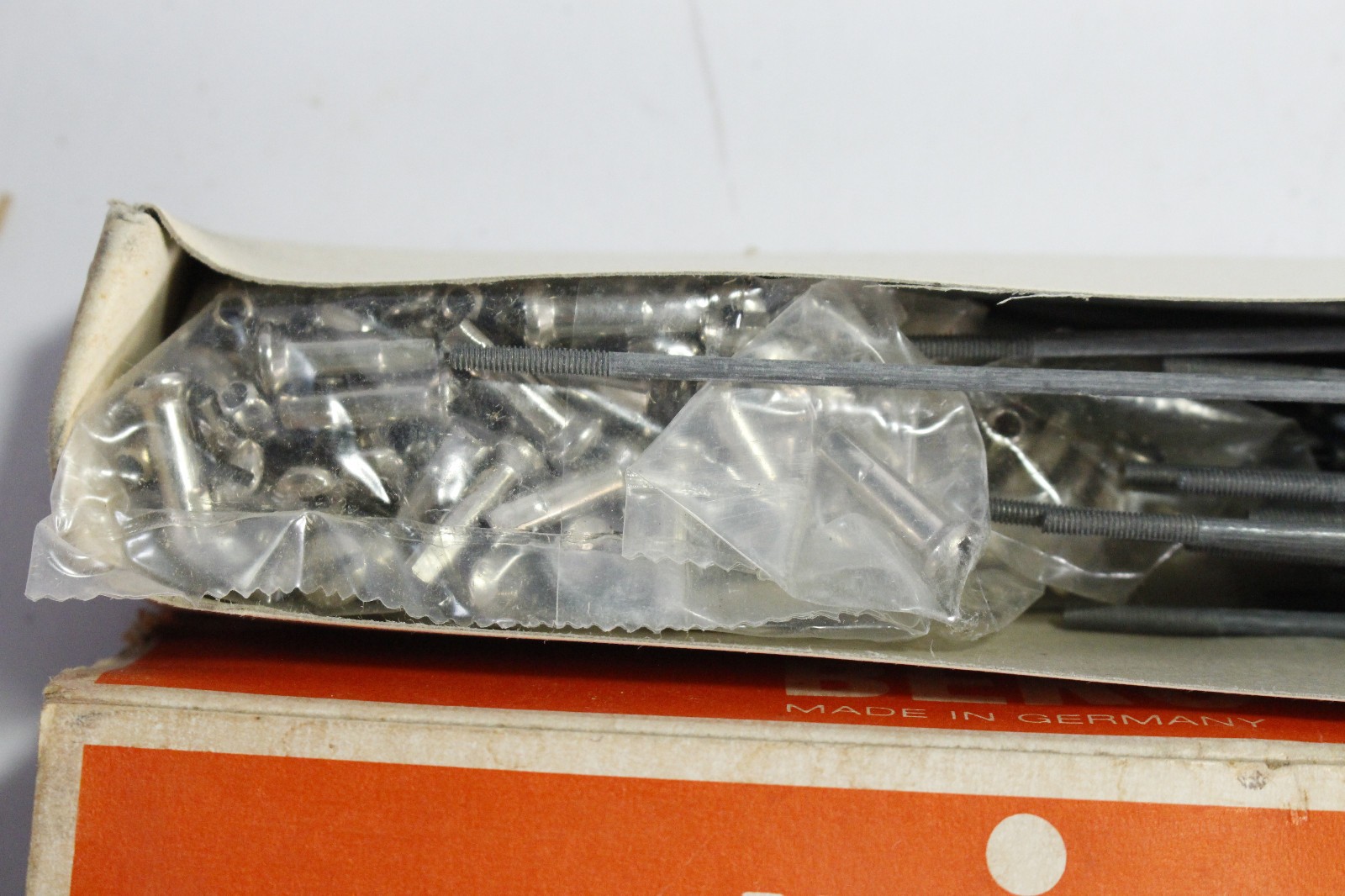 Berg Union 6″ .80 Bike Spokes and Nipples NOS 1980s Germany