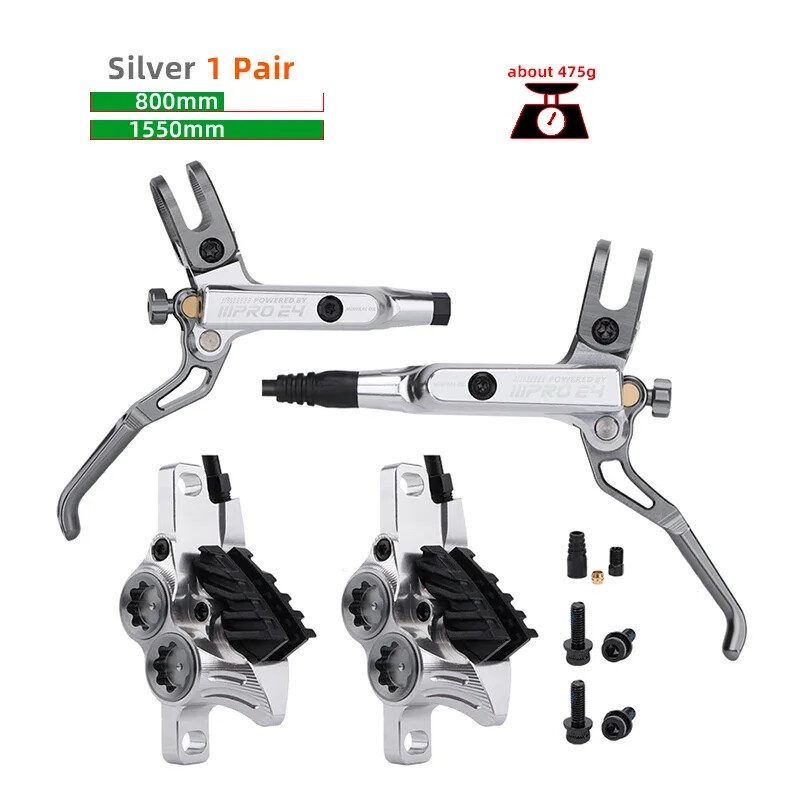 Mountain Bike Hydraulic Brake 800/1550mm Front Rear Brake Cooling Oil Pressure