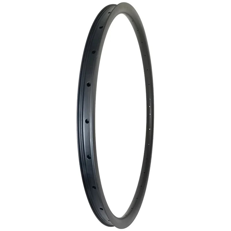 27.5er MTB Bicycle Carbon Rims Asymmetric Tubeless UD 3K 12K Matte Glossy