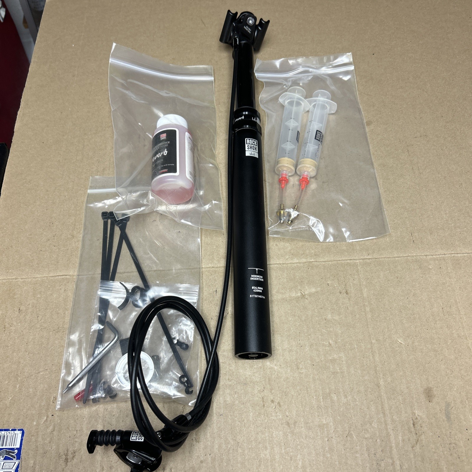 Rockshox AM SP Reverb 100 34.9 420 R BLK 1500 MMX New No Box