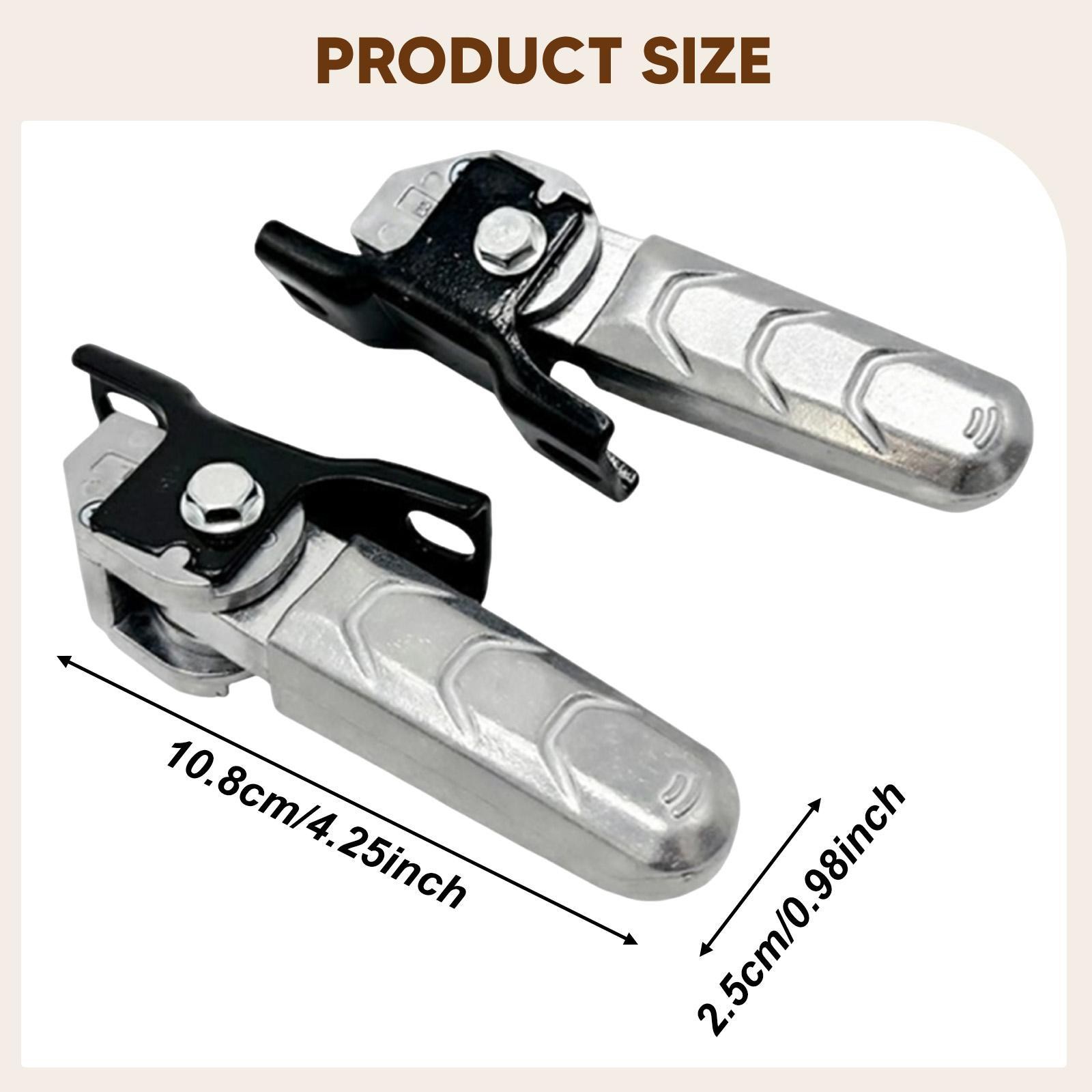 E Bike Foot Rests Replace Easy to Install Non Slip Practical Foldable Pedal