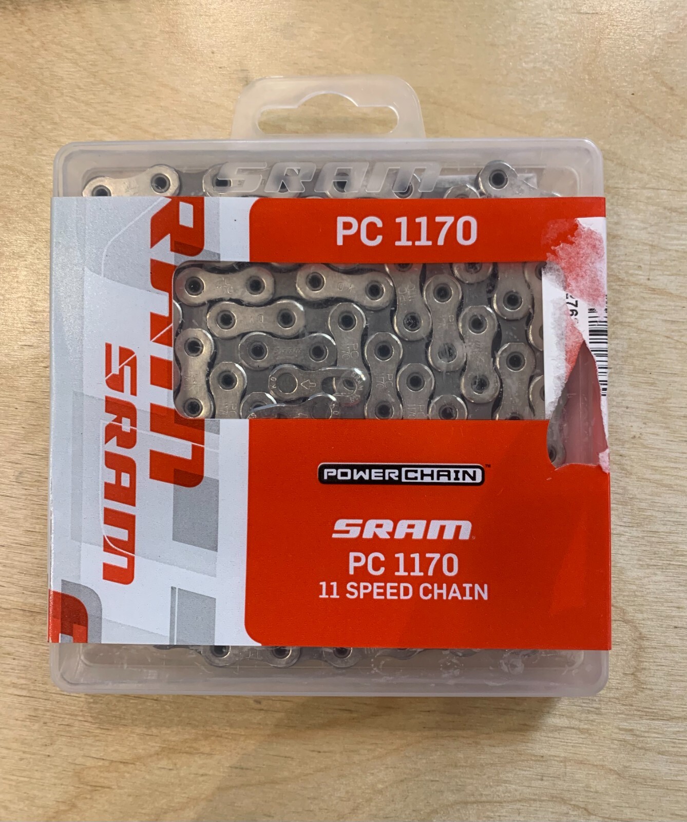SRAM PC-1170 Chain – 11-Speed, 114 Links, Silver/Gray