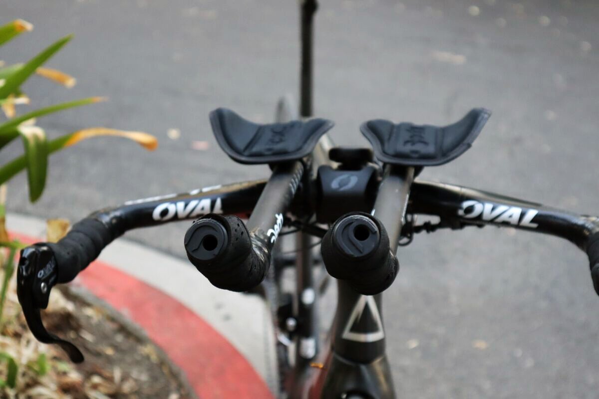 Oval Laminar A901 TT/Triathlon Cycle 3K Carbon Aerobar 26x420mm Bike Base Bar