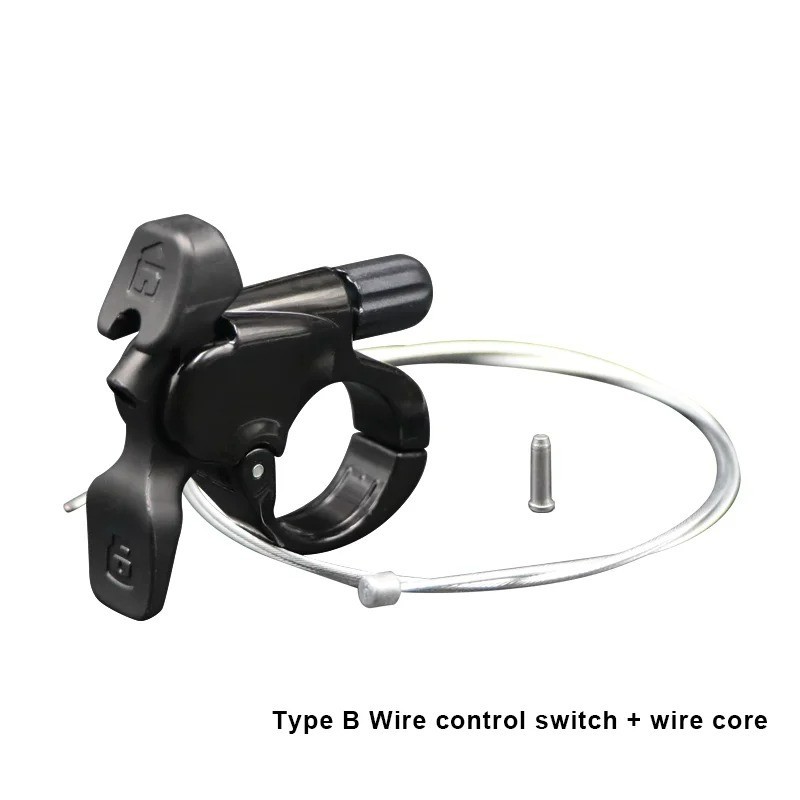 Bike Suspension Fork Remote Lockout Lever Cable MTB Front Fork Controller