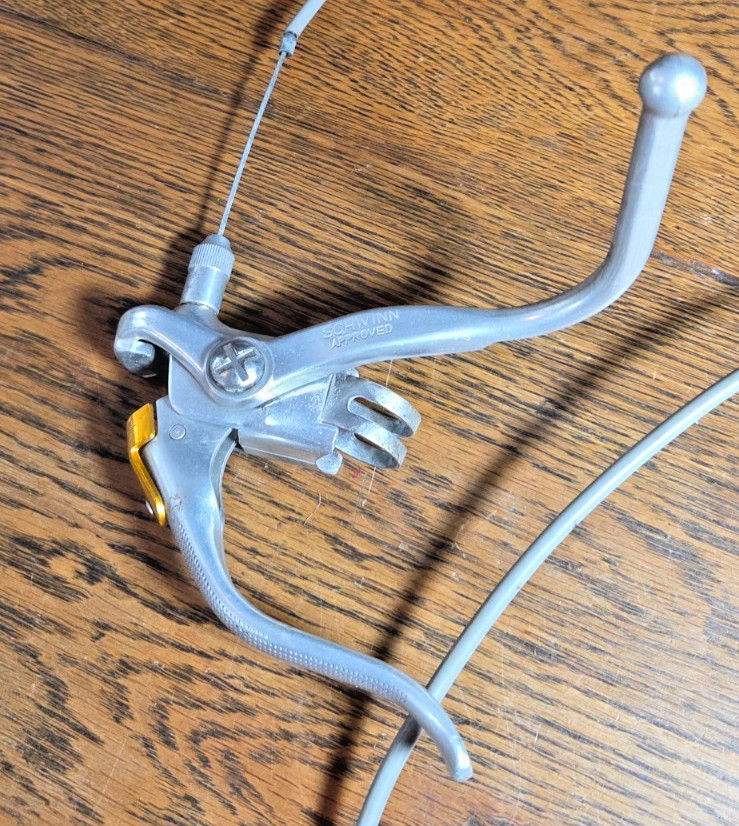 Vintage Dia-Compe Drop Brake Levers & Weinmann Center-Pull Calipers