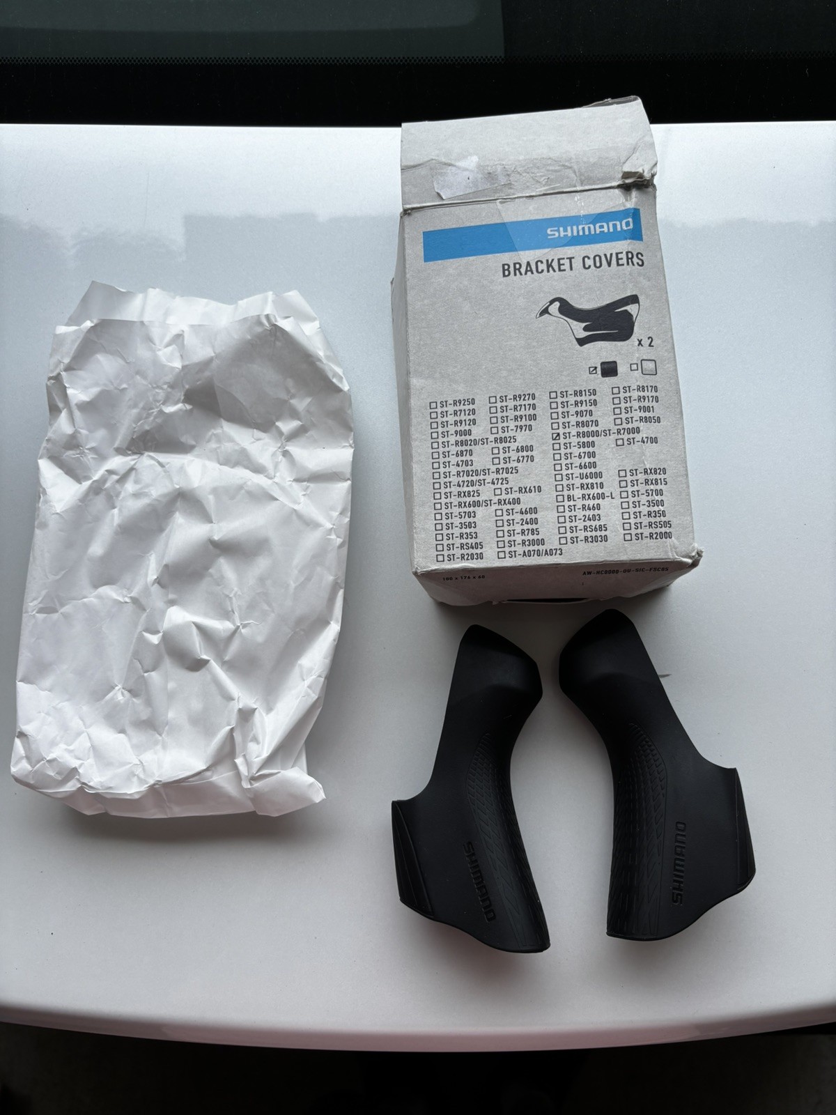 Shimano ST-R8000/R7000 Brake Hoods, Part #Y0DK98010, black, New in the box!