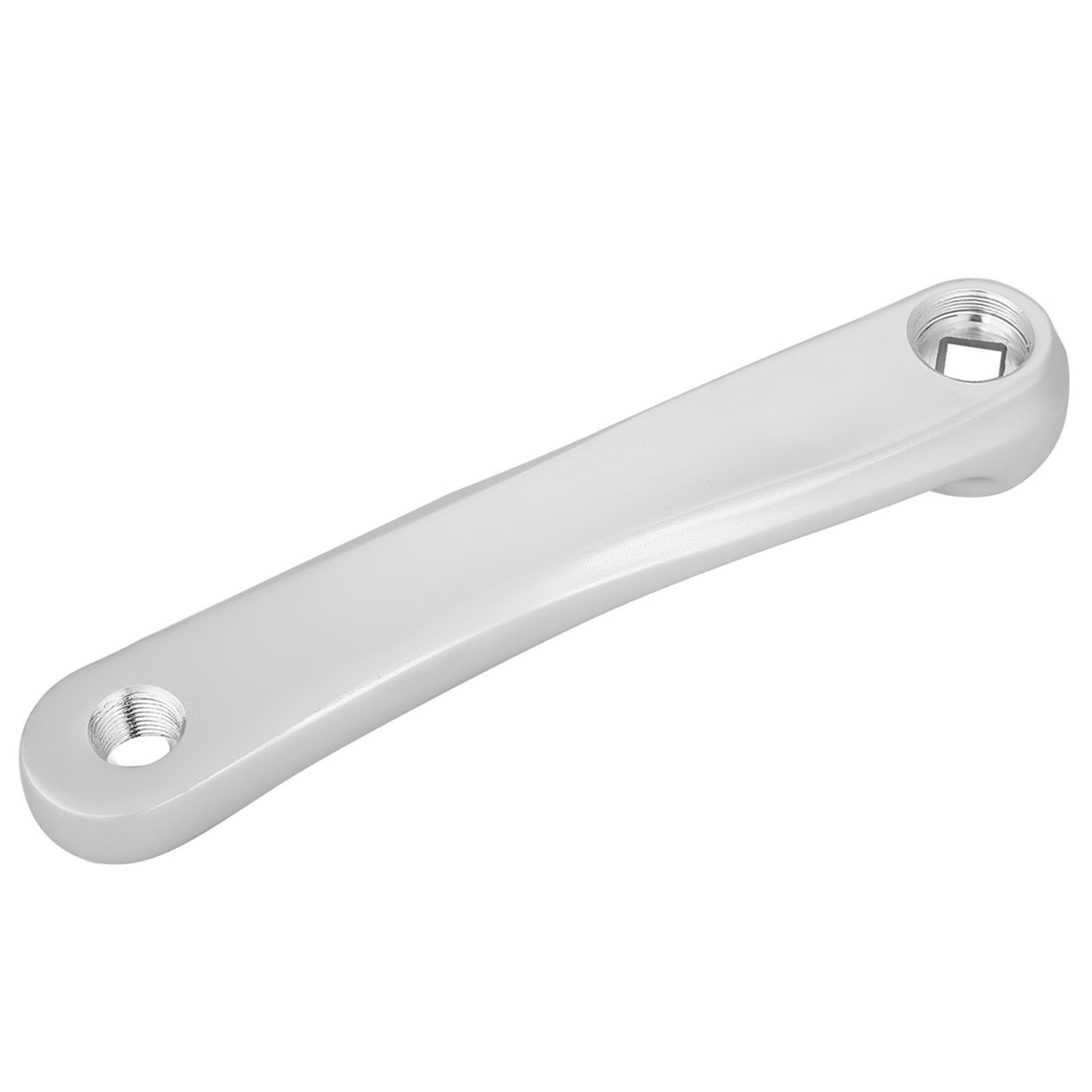 170mm Bike Aluminum Alloy Left Single Chain Crank Arm (Silver Rhombic Hole)