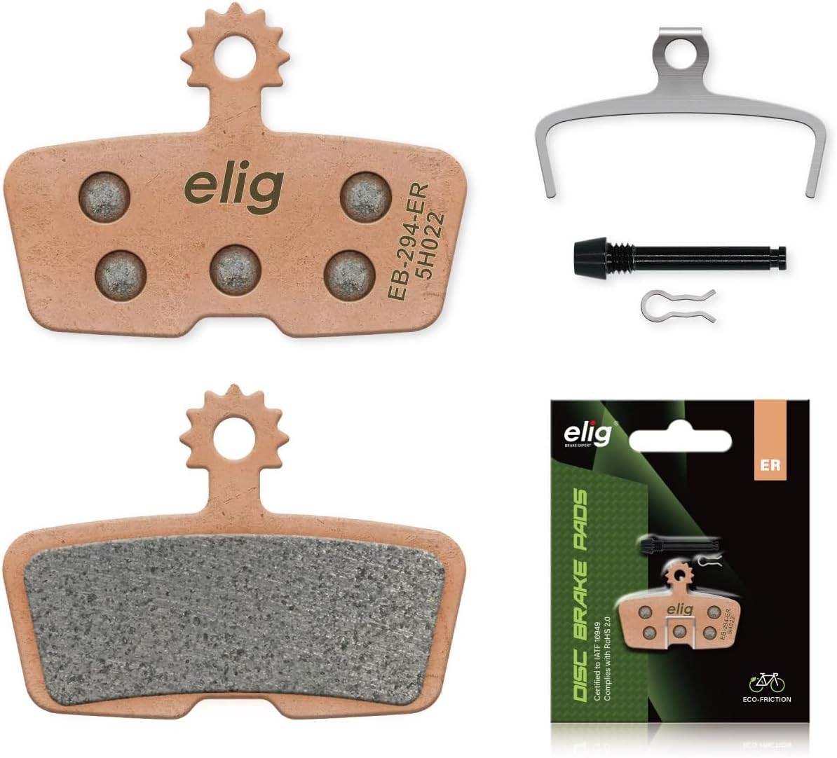 ELIG Bike Disc Brake Pads for Avid Sram Code 2011+, Code R (B1), Code RS (A1), C