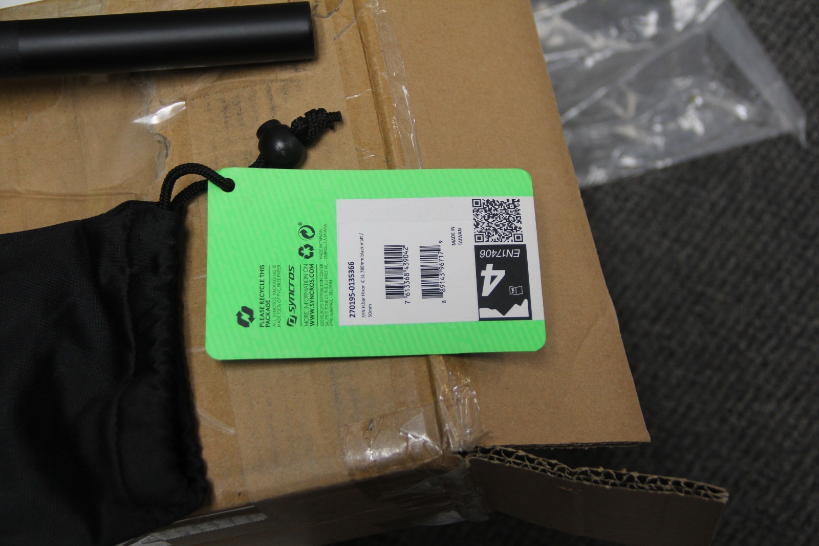 Syncros Hixon iC SL Bar/Stem Matte Black, 780x50mm