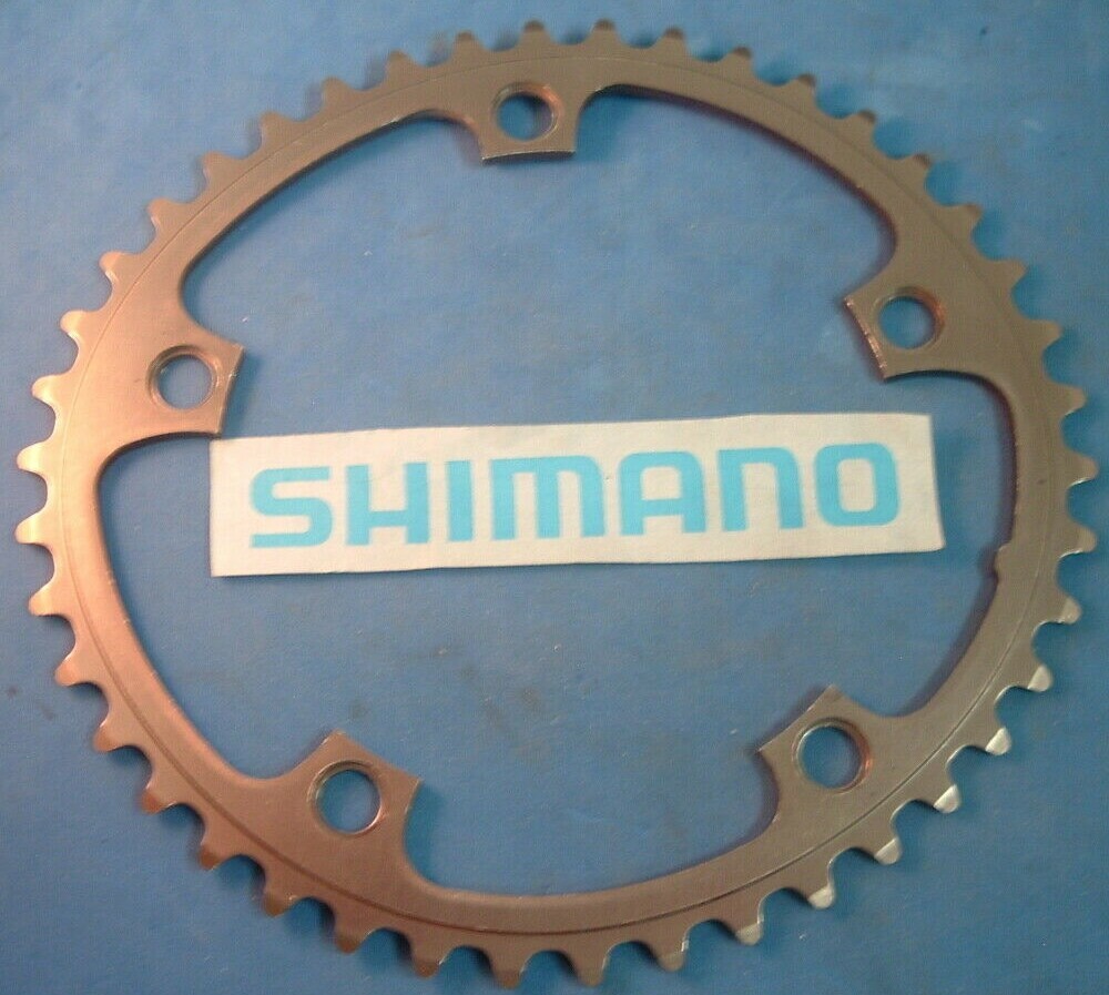 Shimano 600 42T Biopace LD NEW / NOS Chainring Oval- 6/7/8/9-Spd-130MM-Bronze NM