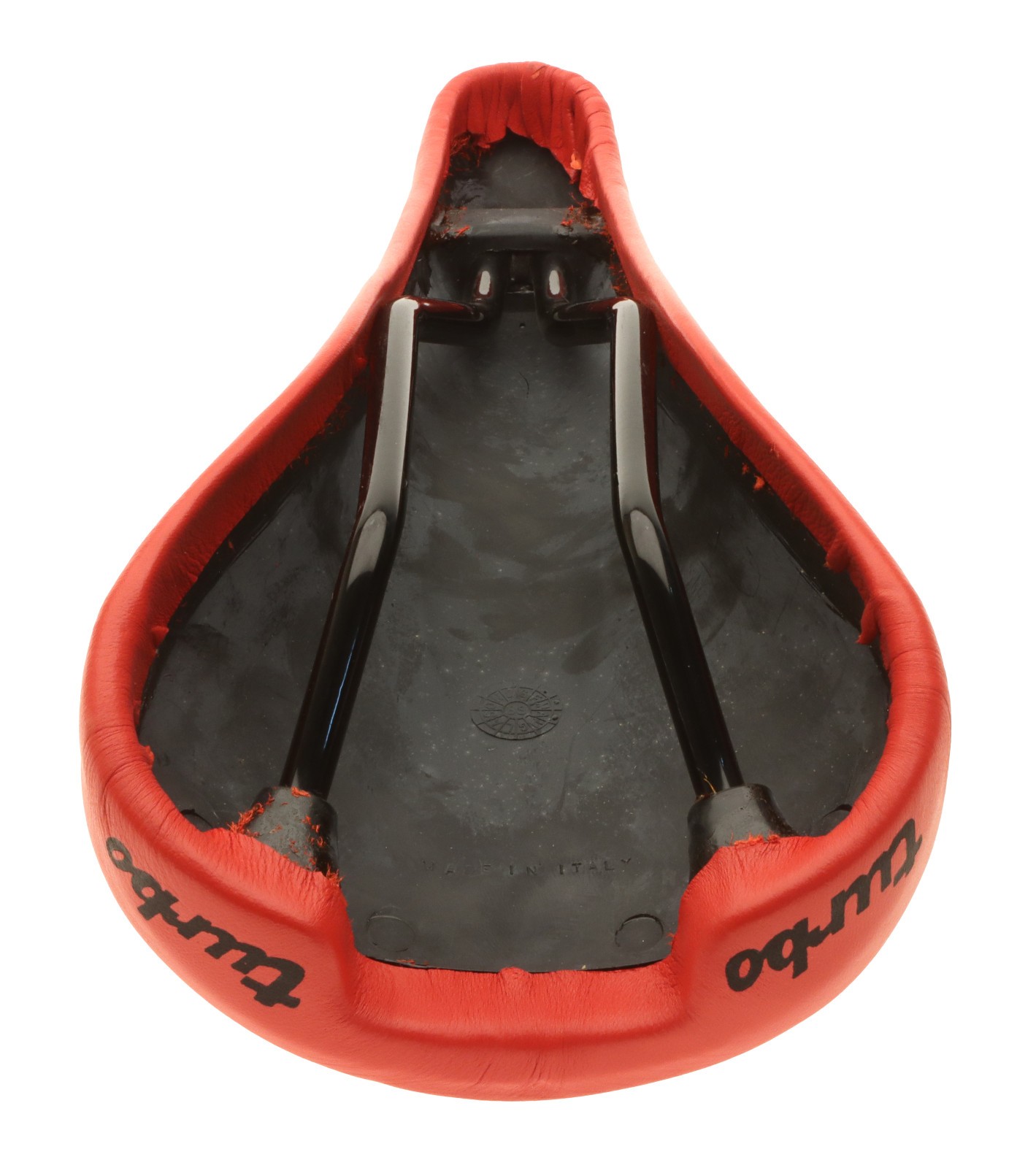 Selle Italia Turbo SLG Saddle Alloy Rails Red Buffalo Leather 90s NOS NIB NEW