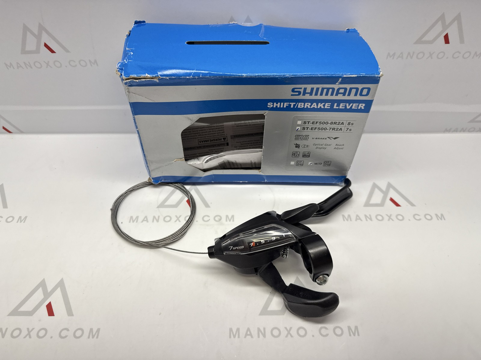 Shimano ST-EF500 7-Speed Brake/Shift Lever Set Black