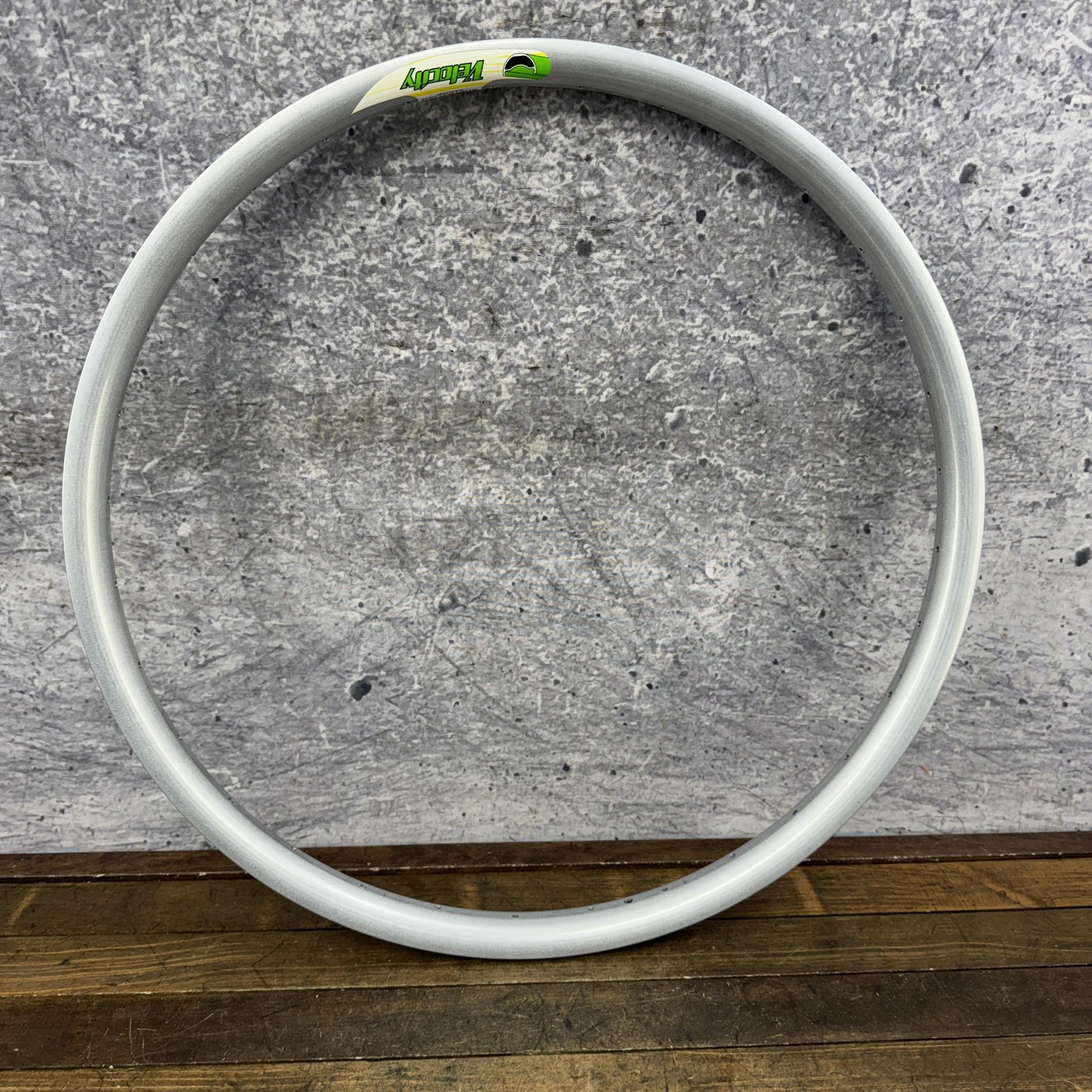 Velocity P35 26in Rim Clincher 32H Disc Wide Silver Alloy MTB Australia Hoop