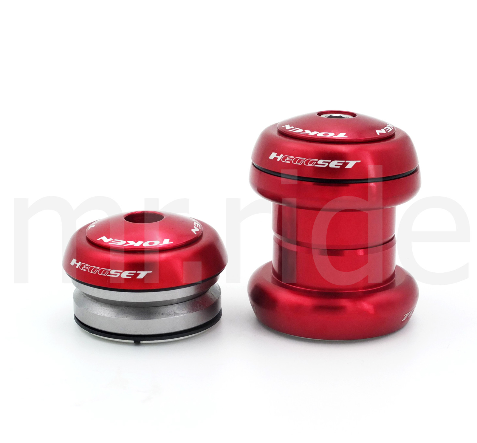 Head set TOKEN «Heggset» TK 060 for 1 1/8″ integrated + threadless Red