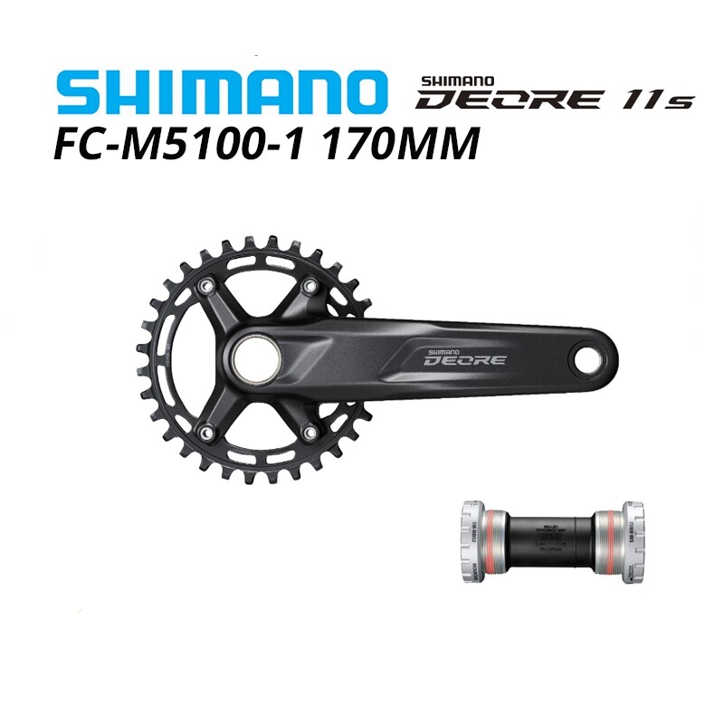SHIMANO DEORE 1x10Speed MTB Mountain Bike Groupset FC-M5100 Crankset CS-M4100