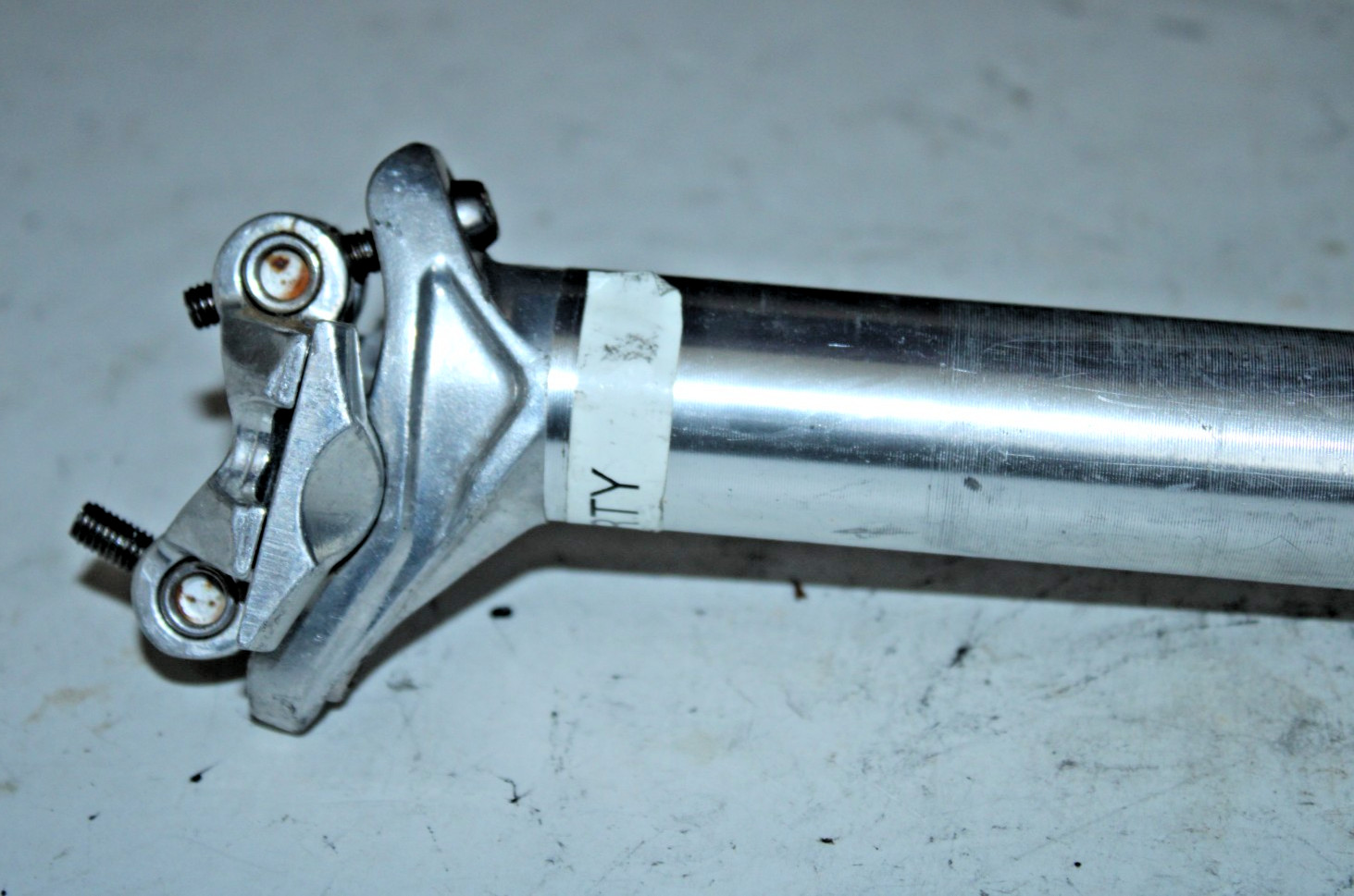 Shorty Seatpost Seat Tube 300/31.2mm 15mm Offset Silver MTB Gravel Commute Race~