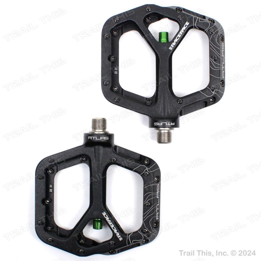 Race Face Atlas DH / MTB Bicycle Studed Platform Aluminum Pedals – Black