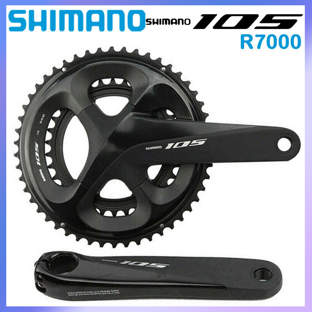 Shimano 105 R7000 Crankset 2×11 Speed 170mm 172.5mm 52-36 53-39 50-34T Road Bike
