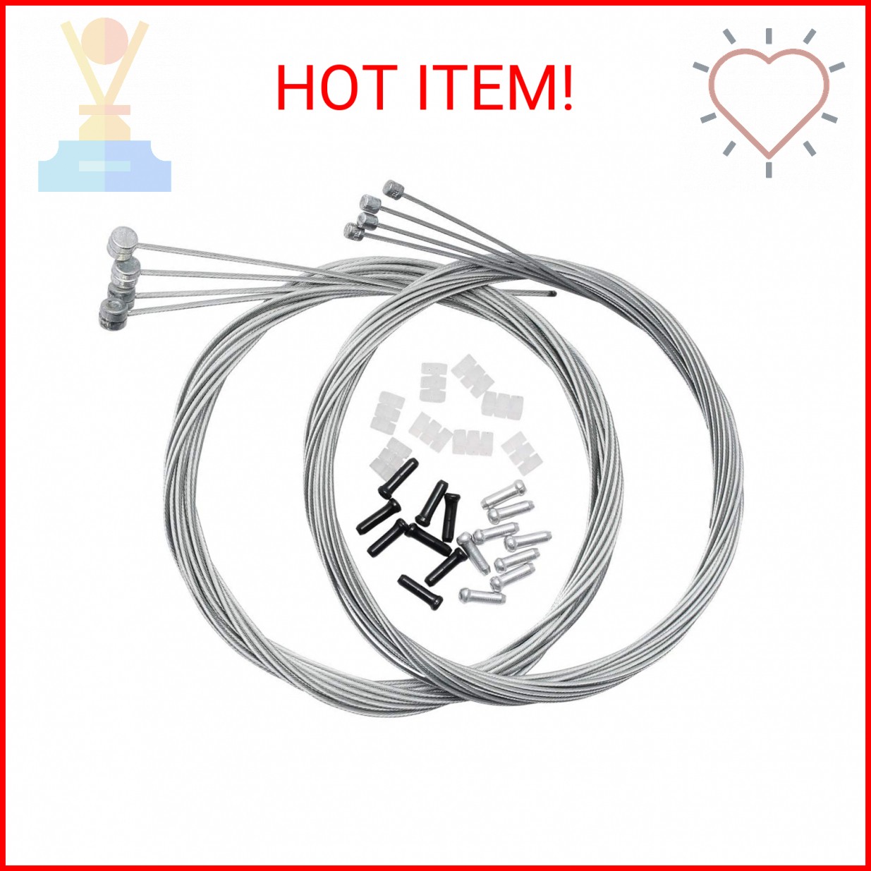 Bicycle Derailleur Shifter Cables Bike Brake Cable Set for Shimano Sram