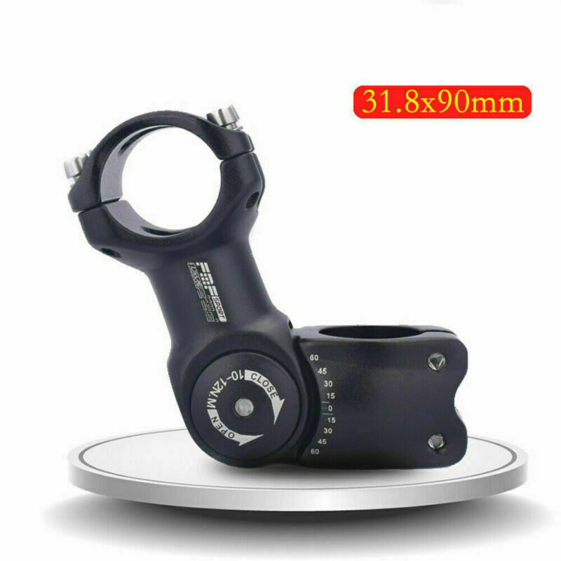 US 25.4/31.8mm Mountain Road Bike Adjustable Stem Riser MTB Bicycle Handlebar
