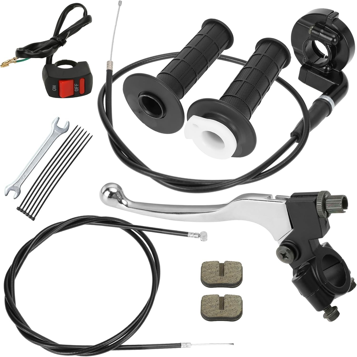 Mini Bike Throttle Assembly Kit Brake Lever for Coleman Baja Doodlebug 22mm