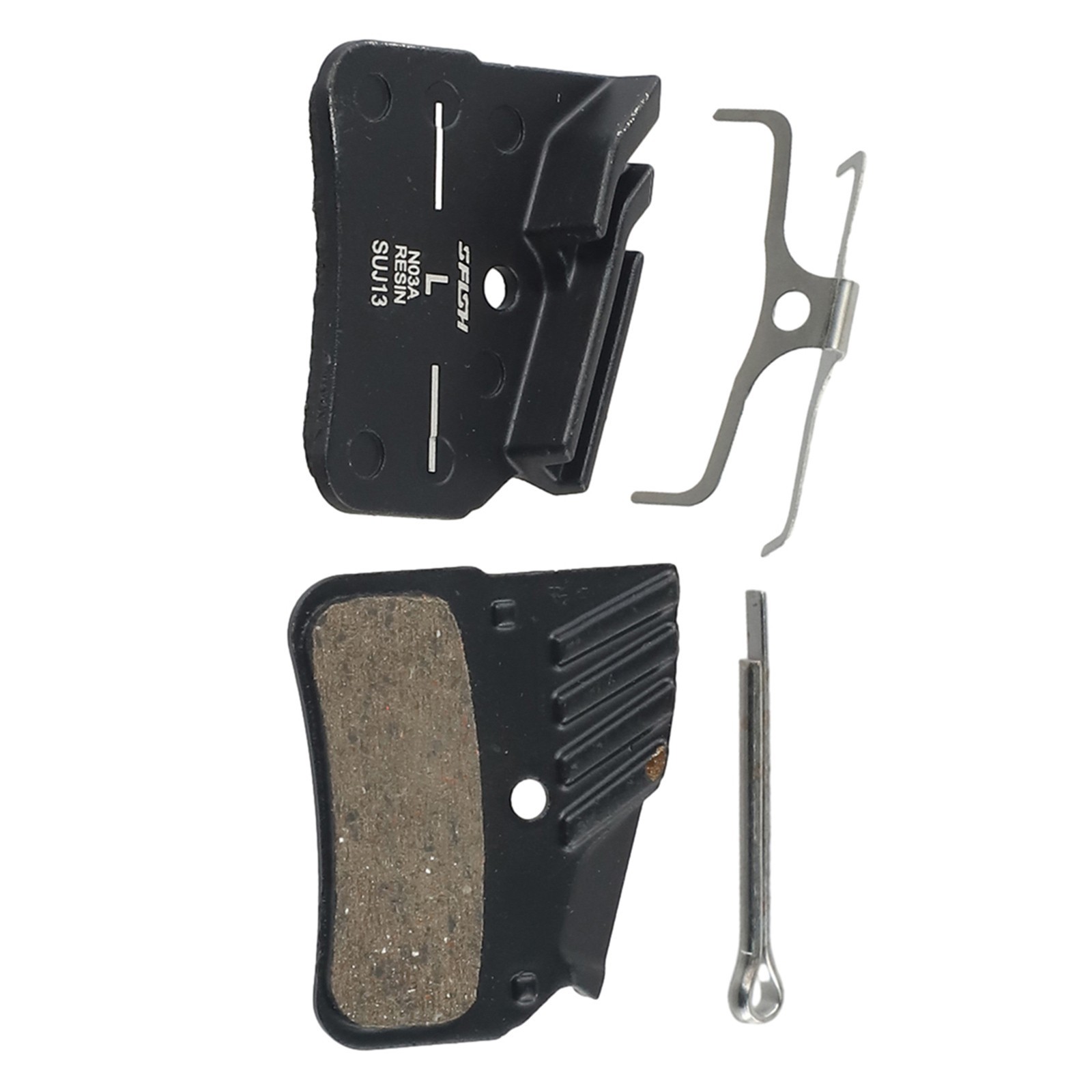 Disc Brake Pad Bike Accessories 4-piston Friction Aluminum Resin Wear Resistance