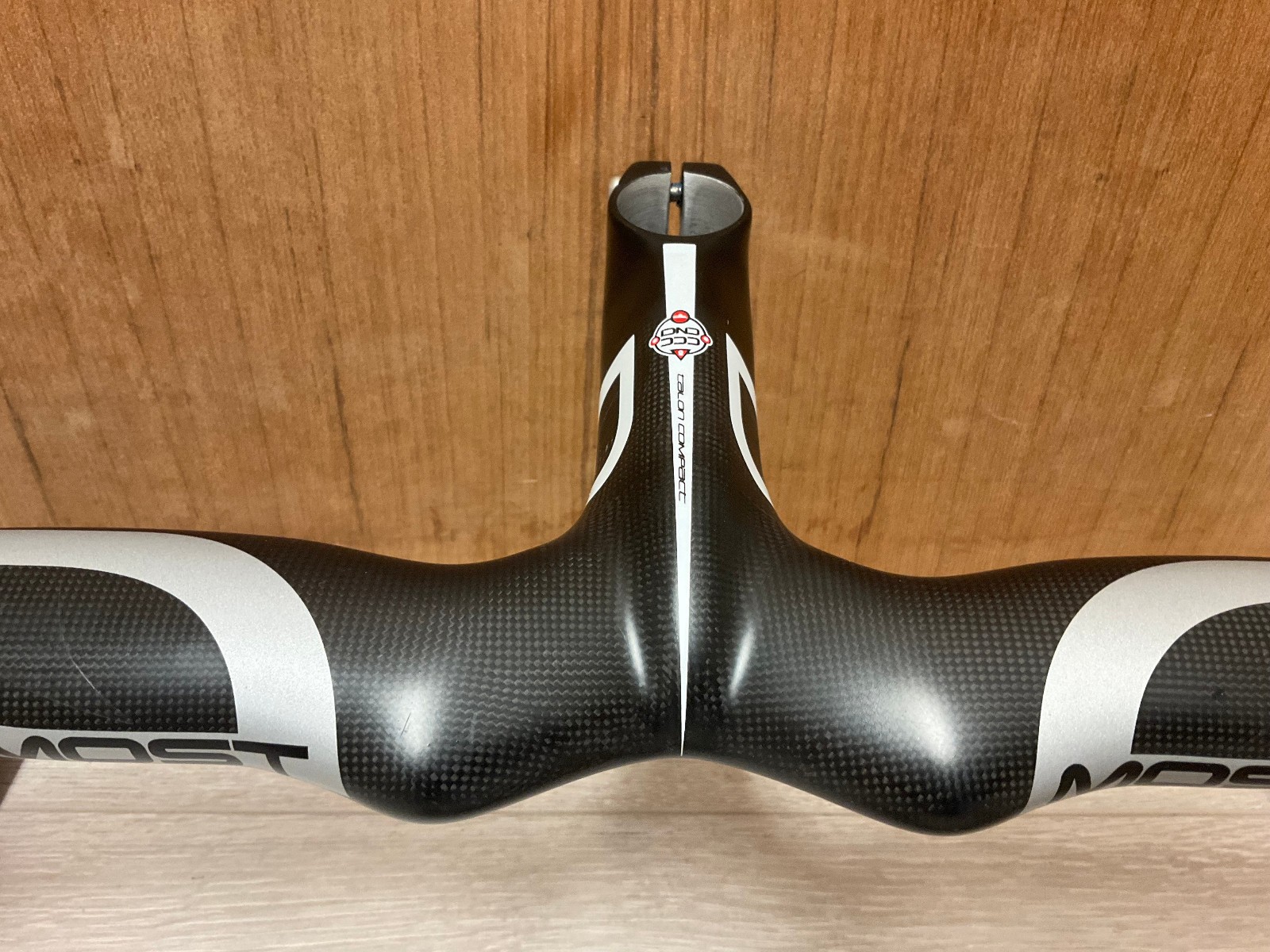 NOS Pinarello Most Talon Carbon Compact Integrated One Piece Handlebar Handlebar