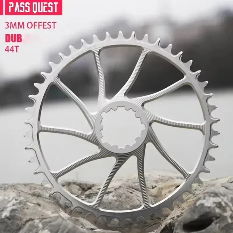 3mm Offset Chainring 40-54T Narrow Wide Teeth Bike Chainwheel 9/10/11/12 Speed