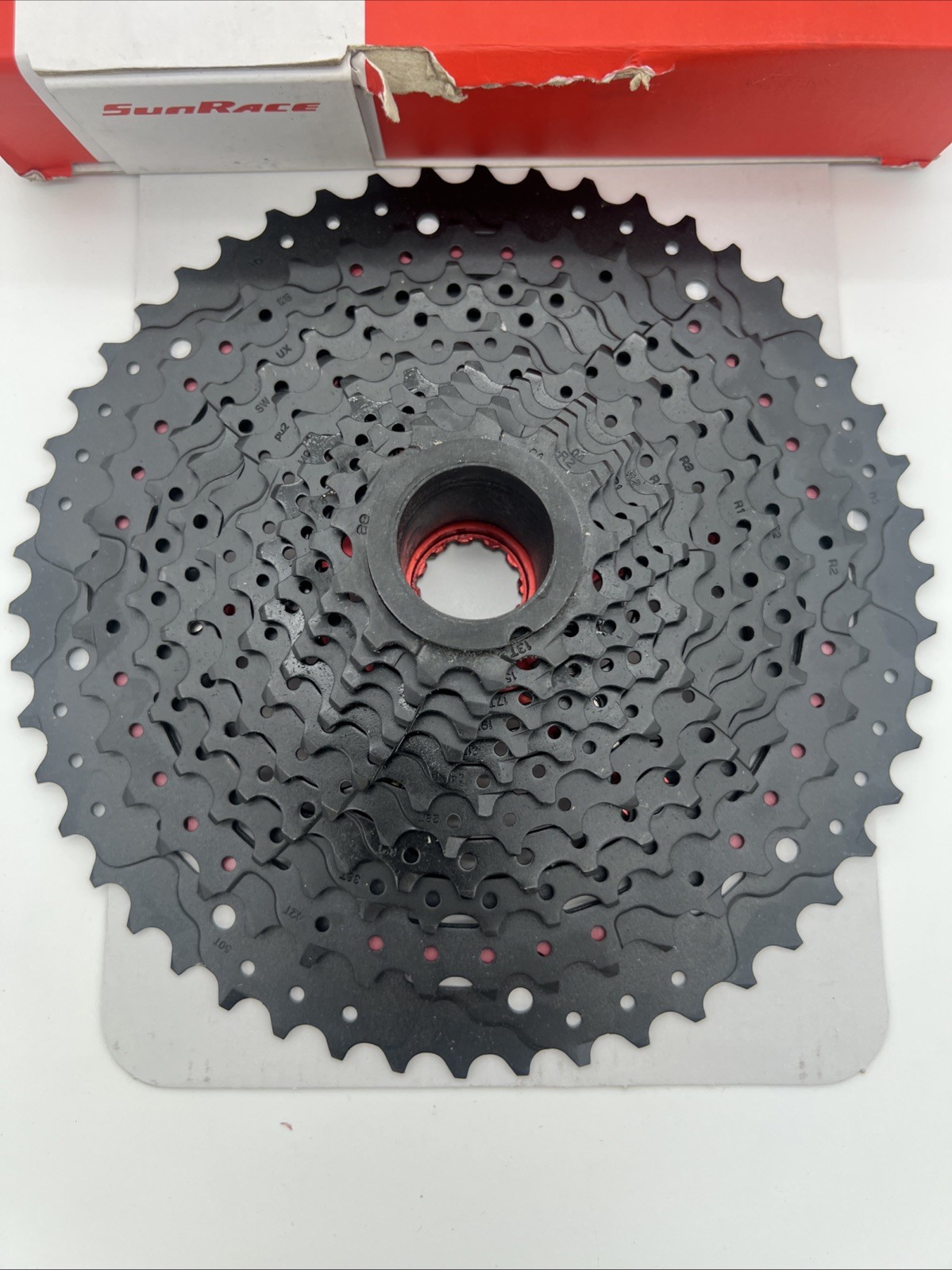 Sunrace CS-MZ90 12-Speed Wide Range Steel/Alloy Mountain Cassette Black 11-50T