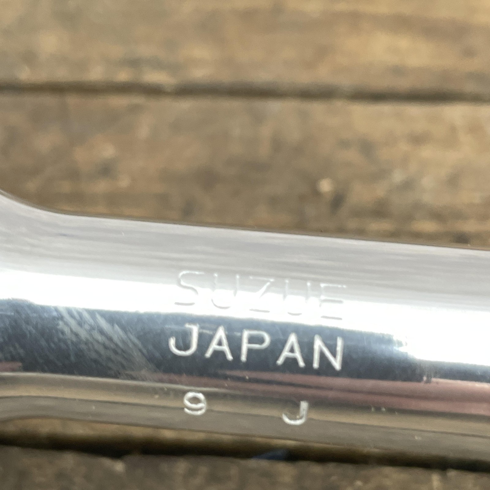 Vintage Suzue Front Hub 48H Sealed Bearing QR High Flange Silver 100mm Japan 89