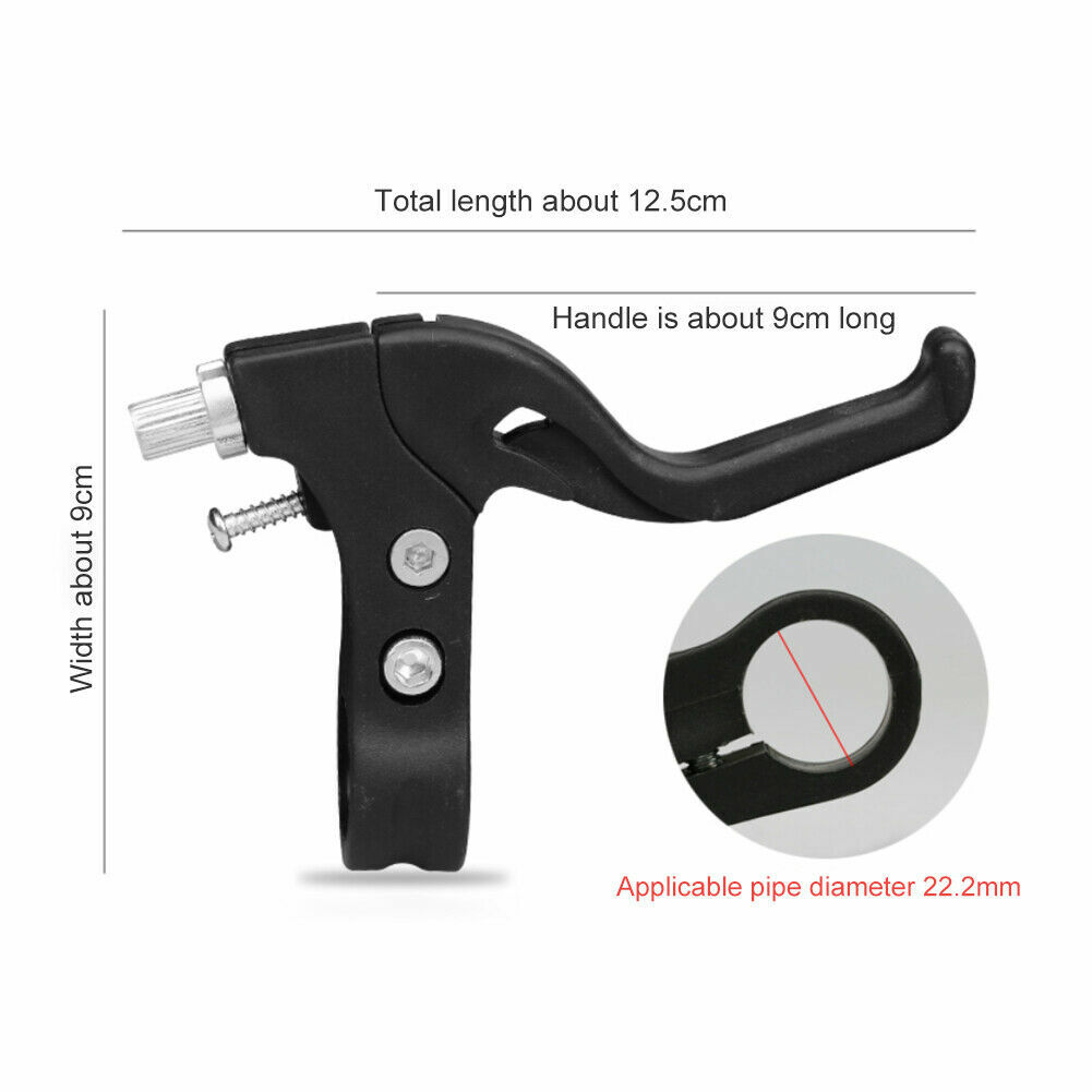 1 Pairs MTB Bicycle Mountain Bike Hand Brake Levers V-Brakes Handle Gear Set US