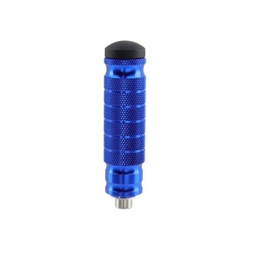 1 Pair Motorcycle Universal 8mm Foot Pegs,Aluminum Motorbike Rear Blue