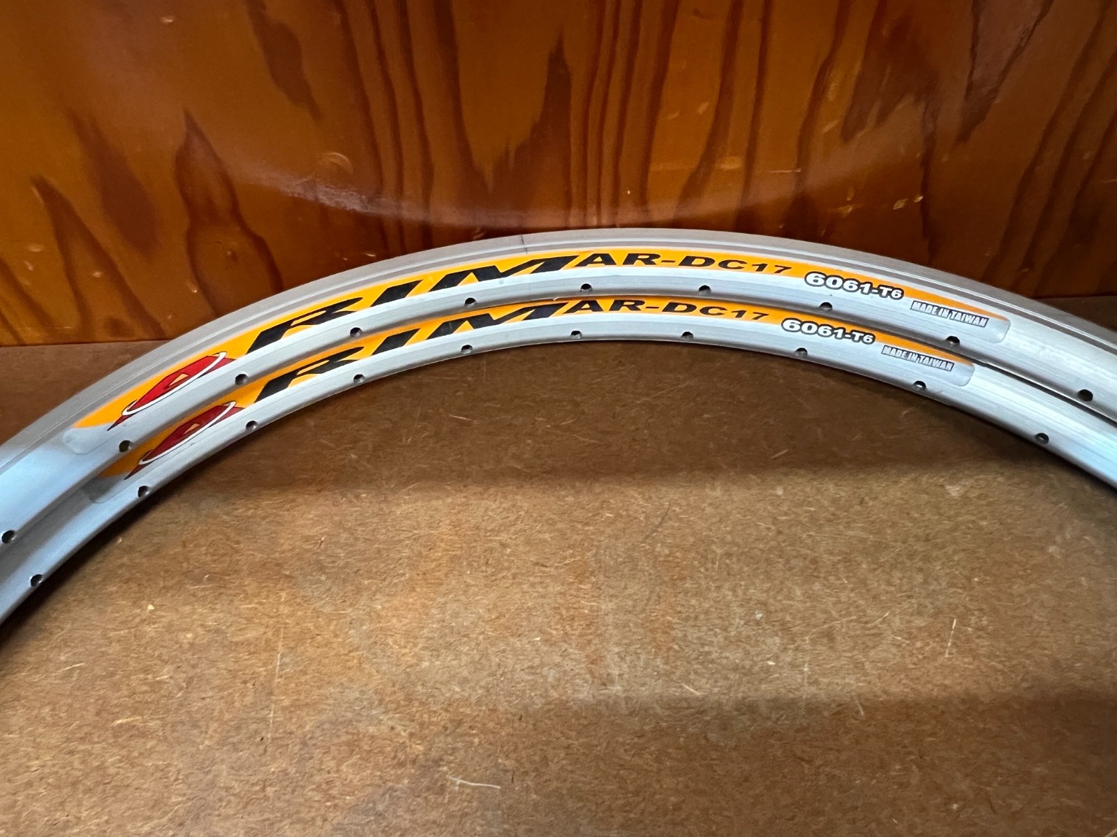 A RIM AR-DC17 Pair; 20″x 1-1/4″; ISO 451 – 17mm; 32H, Schrader Valve, BMX, etc.
