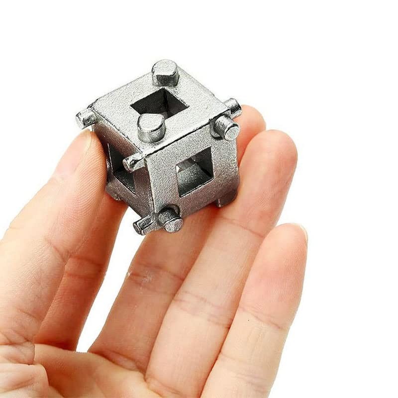 Acxico 1Pcs Car Rear Disc Brake Piston Retractor Tool Calliper Adaptor Silver