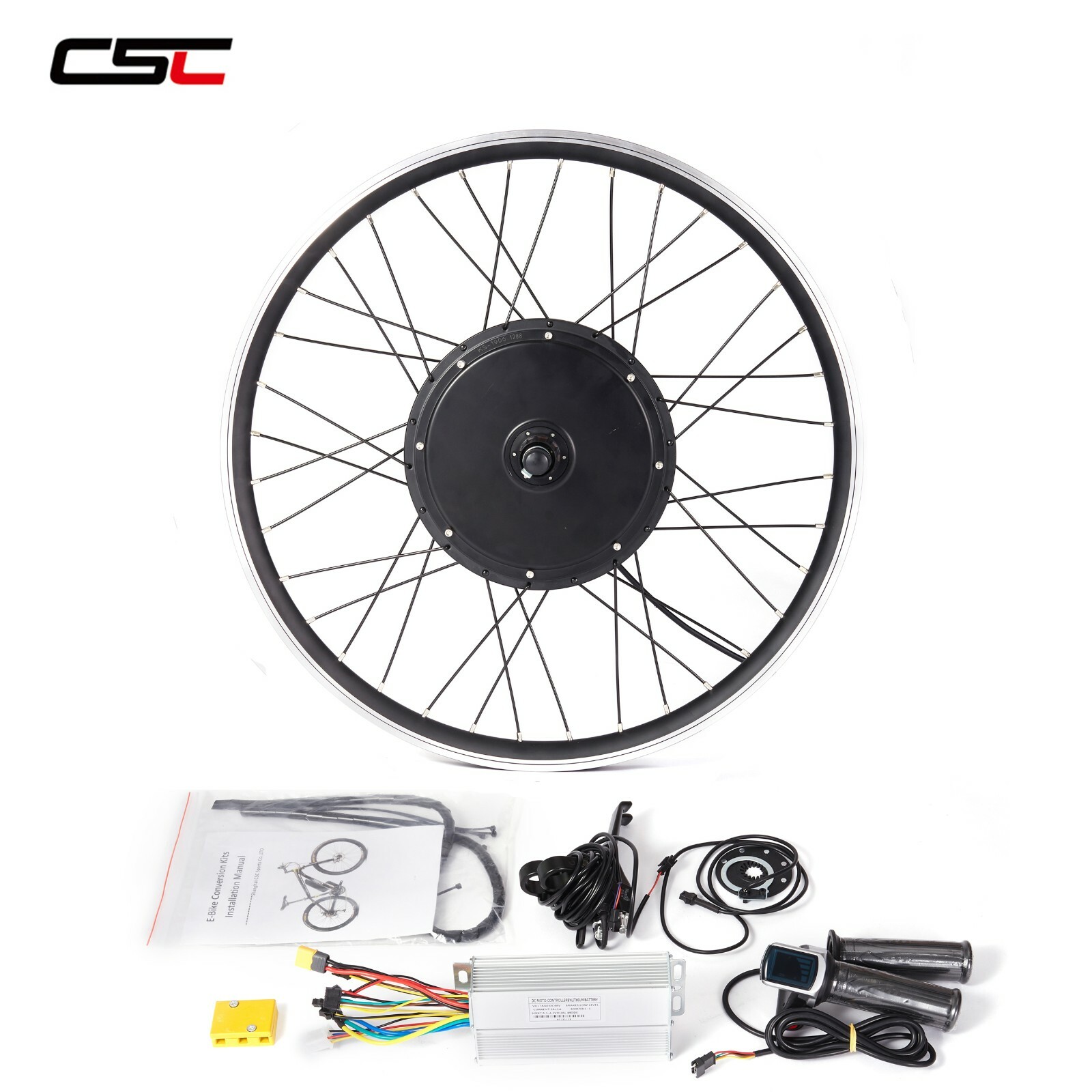 20-29» 700C Mountain Disc V Brake Both Compatible Electric Bike Kit 250W- 1500W